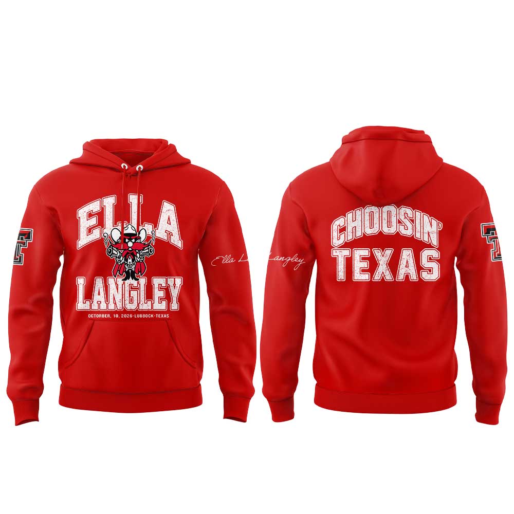 . Texas Tech x Ella Langley The Dandelion Tour 2026 Hoodie