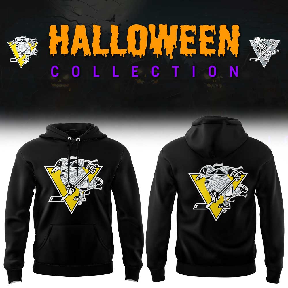 . P Penguins Halloween 26 Mummy Limited Hoodie V3