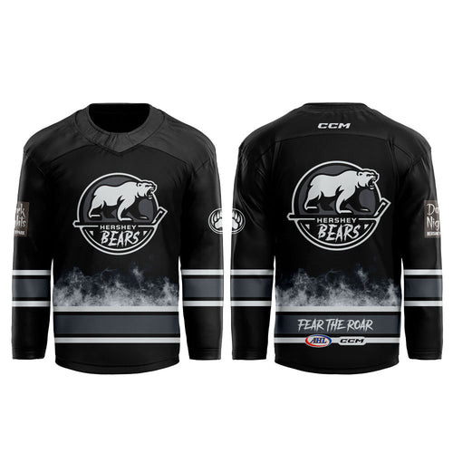 . H Bears Hersheypark Dark Nights Hockey Jersey