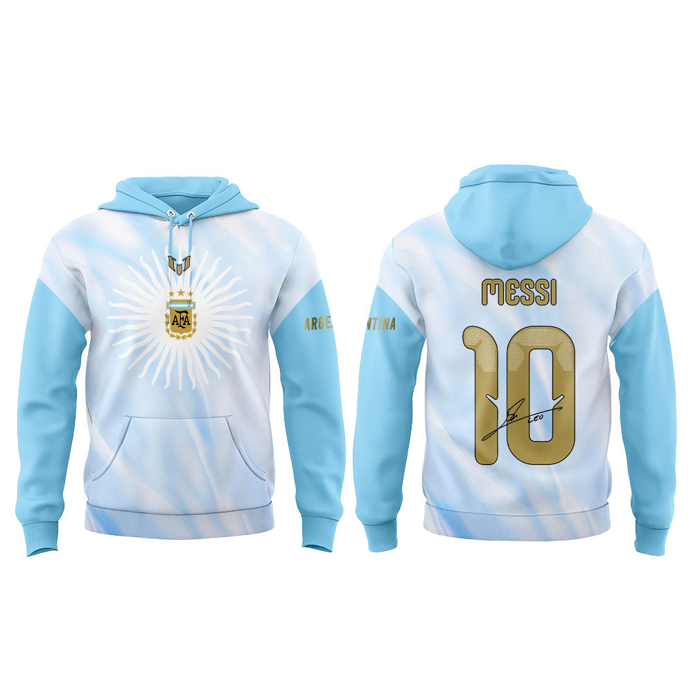 . To pay tribute to Lionel Messi in his farewell match for the Argentine national team "Last Dance" Hoodie V2