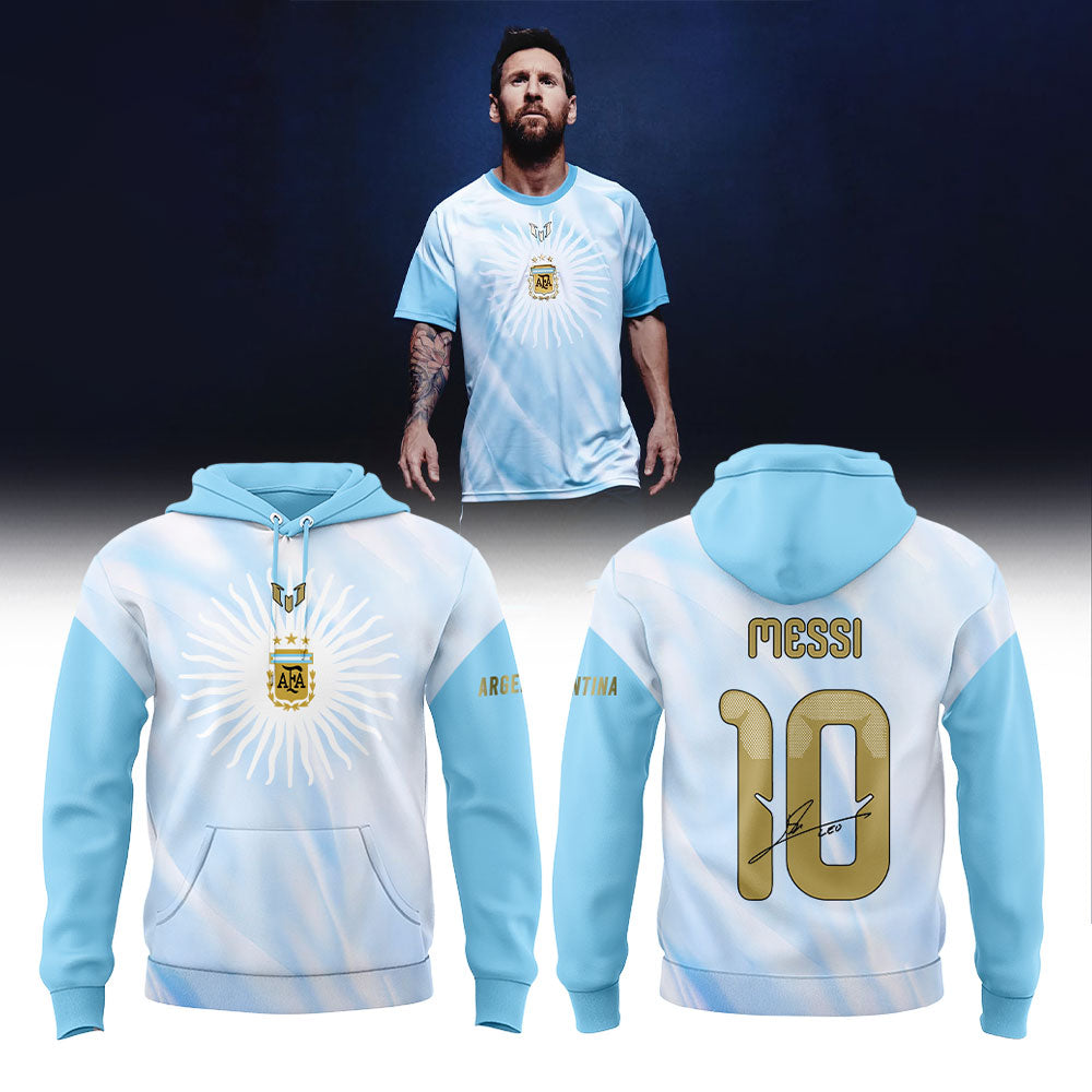 . To pay tribute to Lionel Messi in his farewell match for the Argentine national team "Last Dance" Hoodie V2