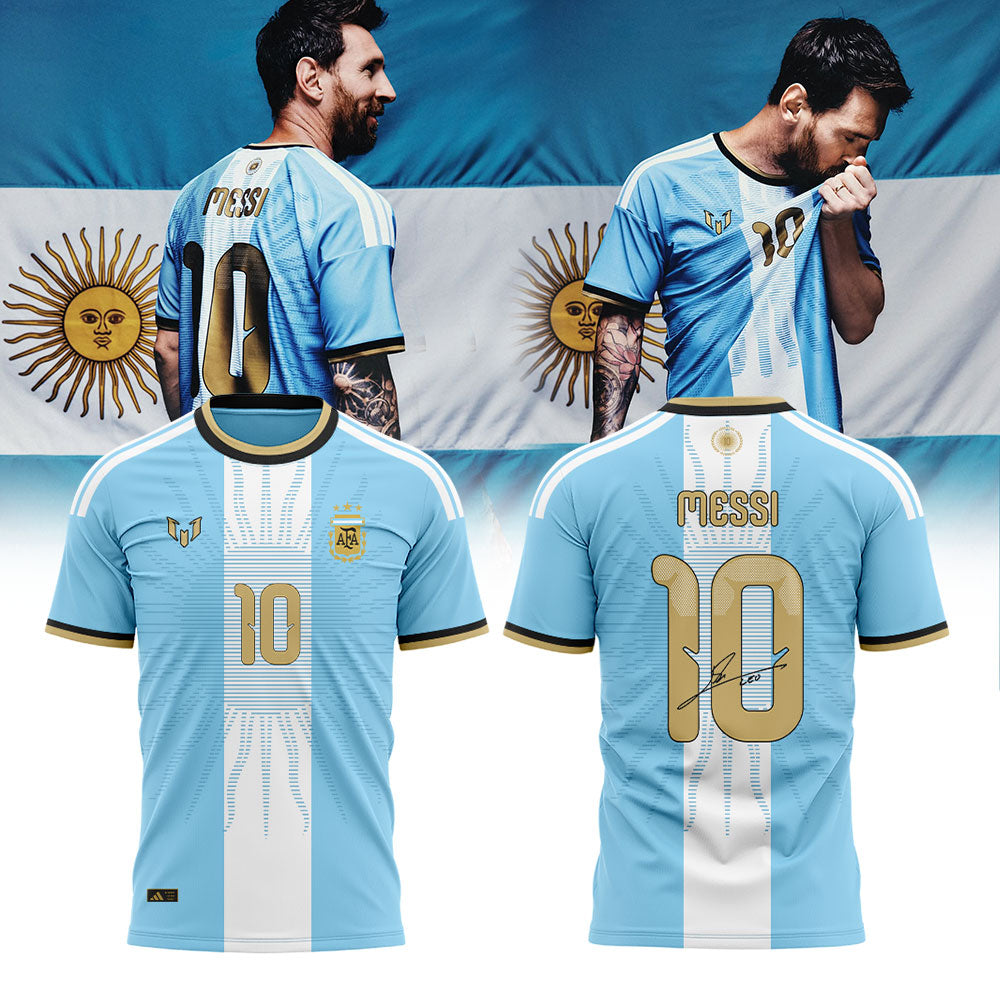. To pay tribute to Lionel Messi in his farewell match for the Argentine national team “Last Dance” Jersey
