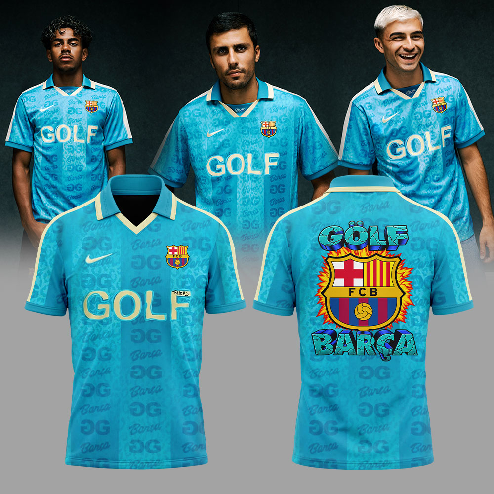 FC Barcelona x GOLF WANG x Tyler, The Creator signature versionLimited Edition 2026 Jersey
