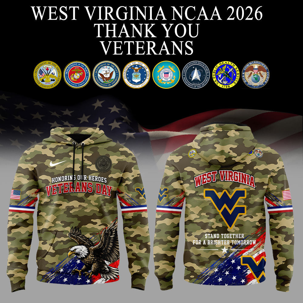 . West Virginia Commemorating Veterans Day 2026 Hoodie