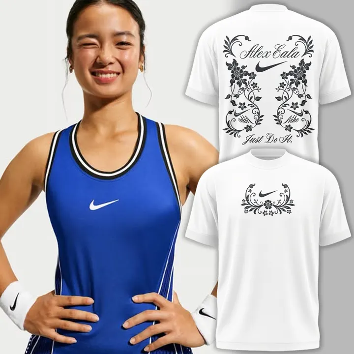 Court "Alex Eala" White Shirt