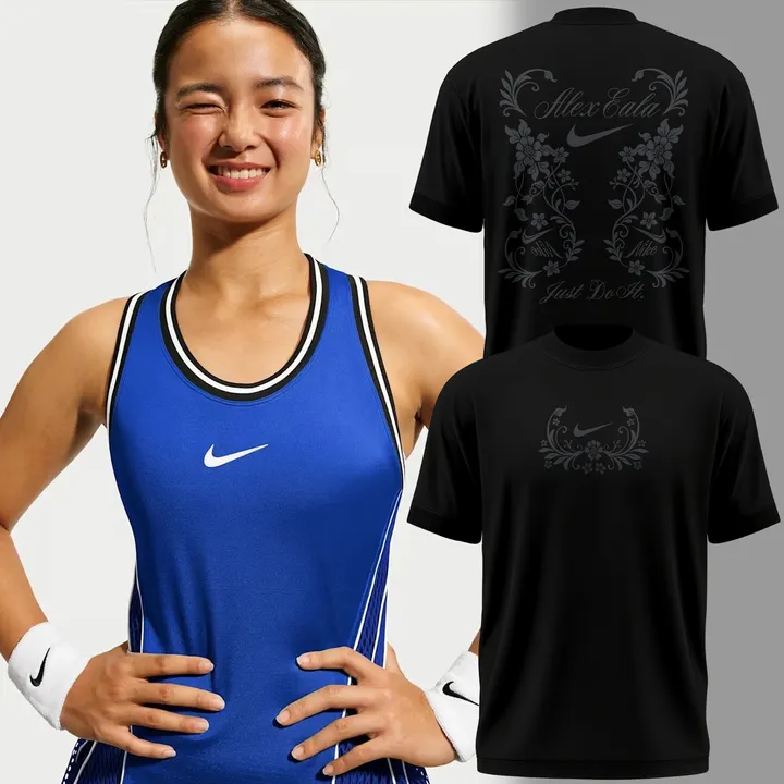 Court "Alex Eala" Black Shirt