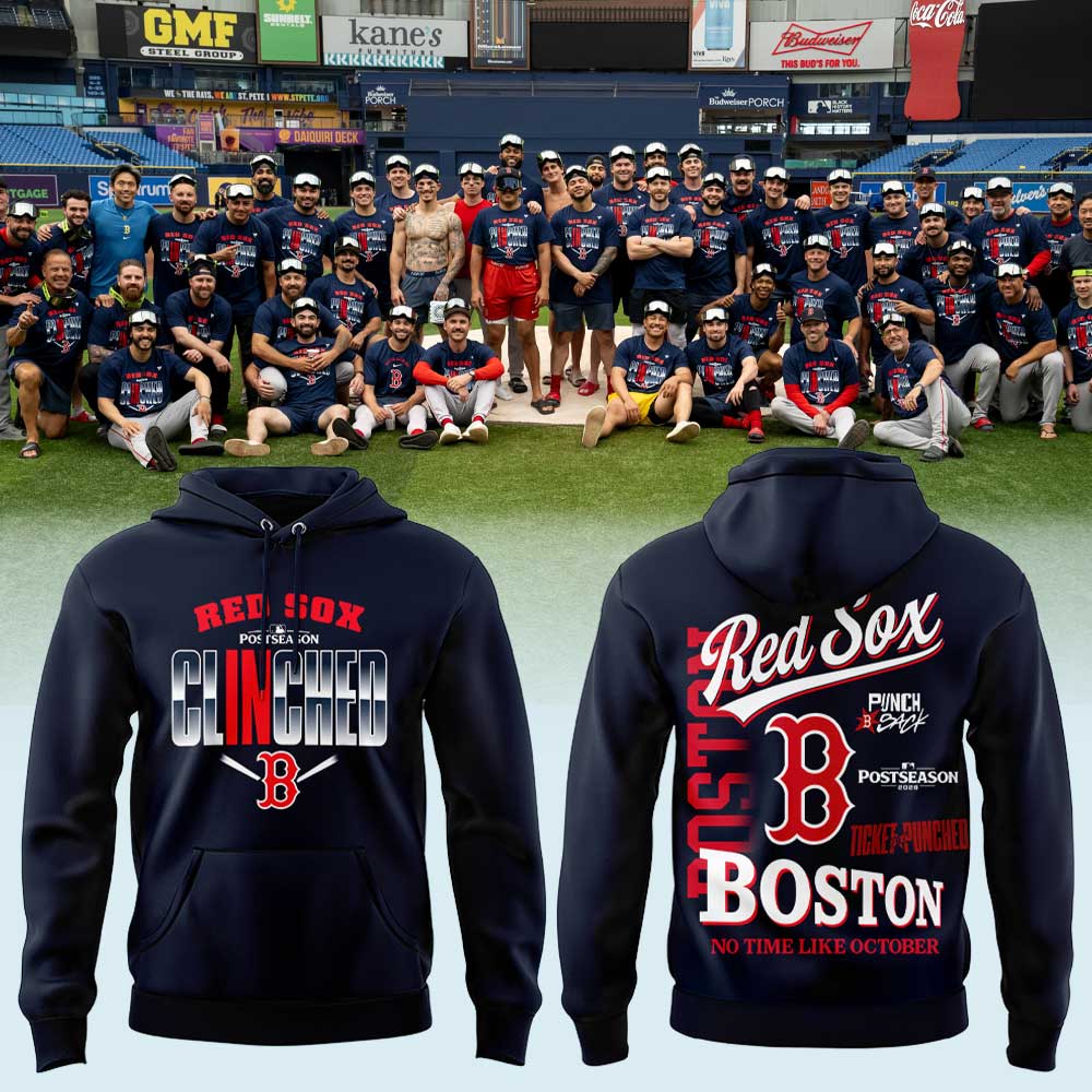 Boston Red Sox 2026 Postseason Locker Room Hoodie