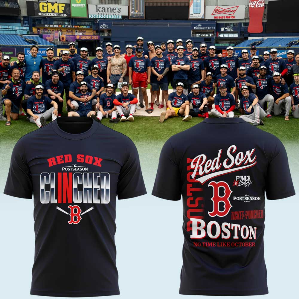 Boston Red Sox 2026 Postseason Locker Room Shirt