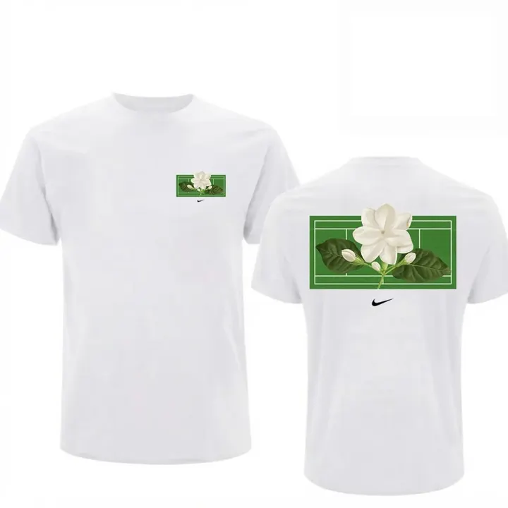 Alex Eala Jasmine Flower Graphic Tennis Court Shirt