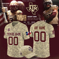 .Texas A&M Aggies Limited Custom Camo Football Jersey NN