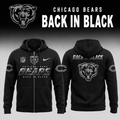 2026 Chicago Bears - Back In Black Limited Edition ZipHoodie