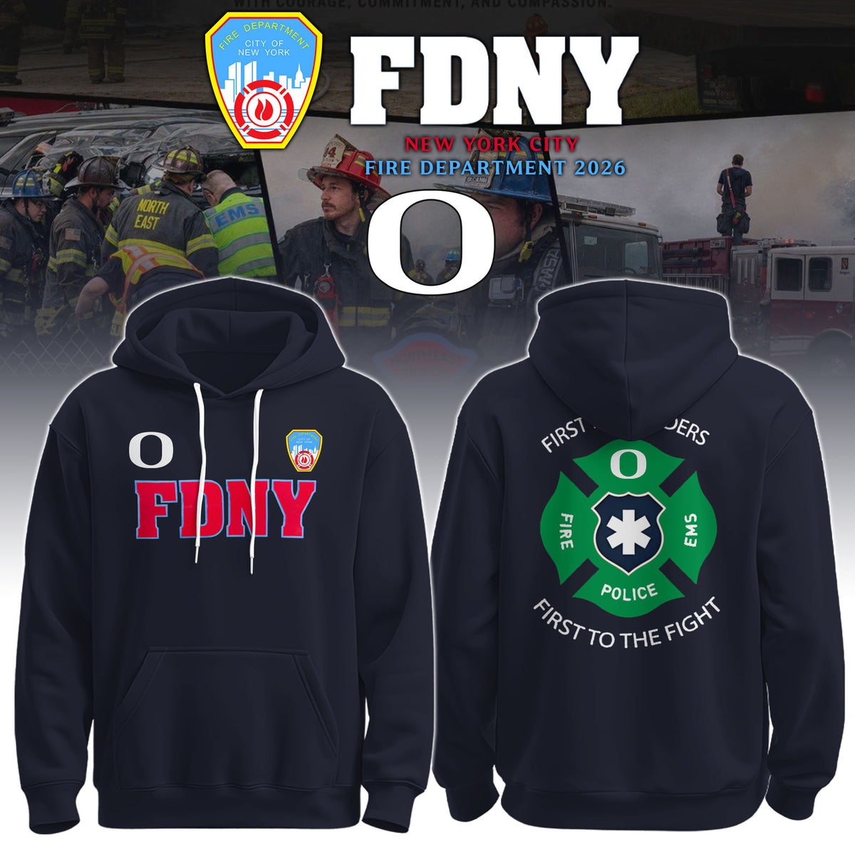 ORE x FDNY First Responders Tribute Hoodie