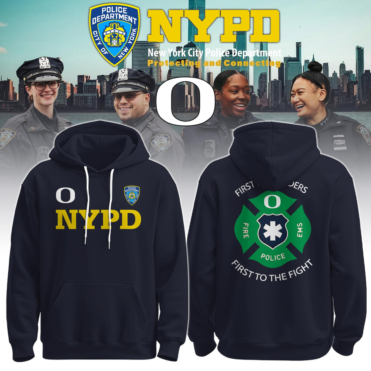 ORE x NYPD First Responders Tribute Hoodie