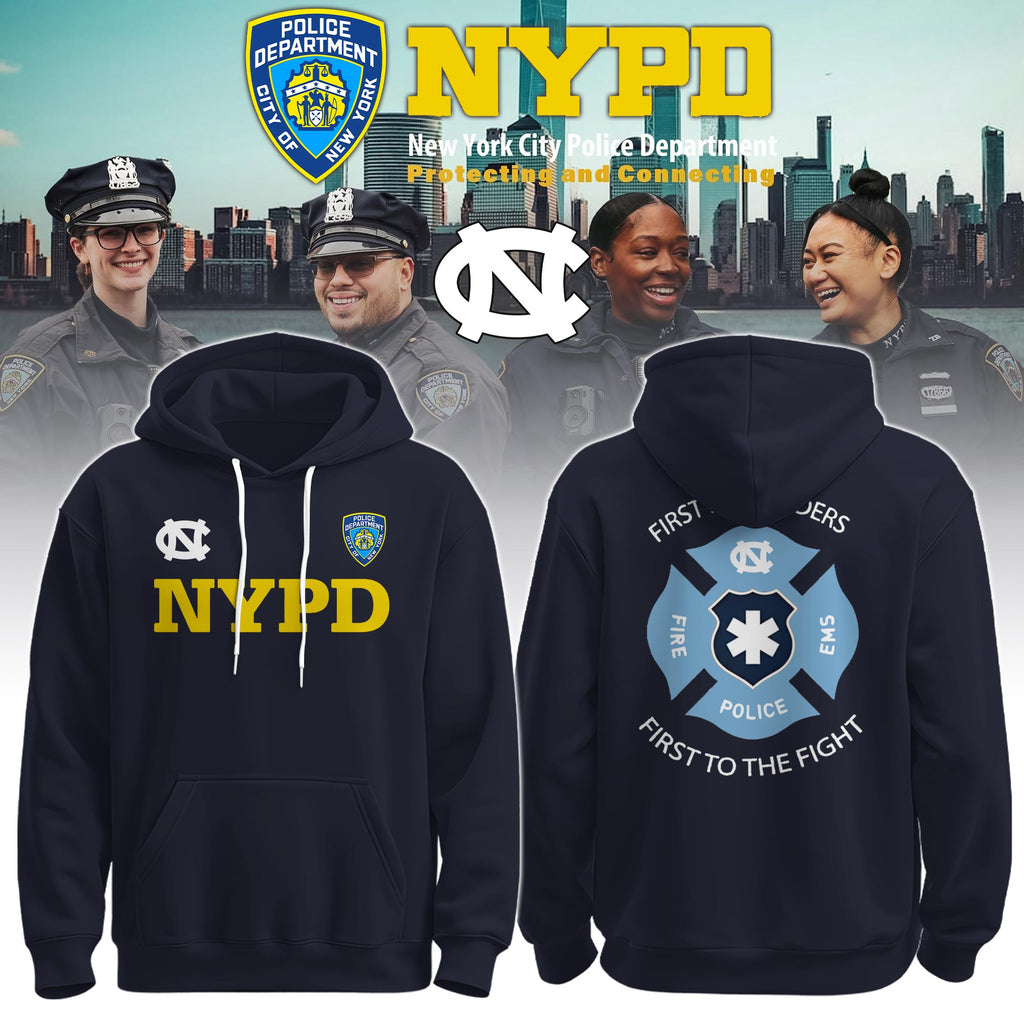 UNC x NYPD First Responders Tribute Hoodie