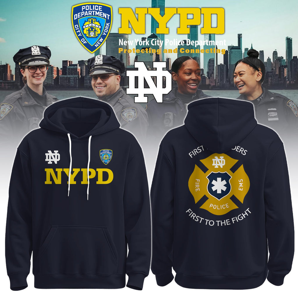 ND x NYPD First Responders Tribute Hoodie