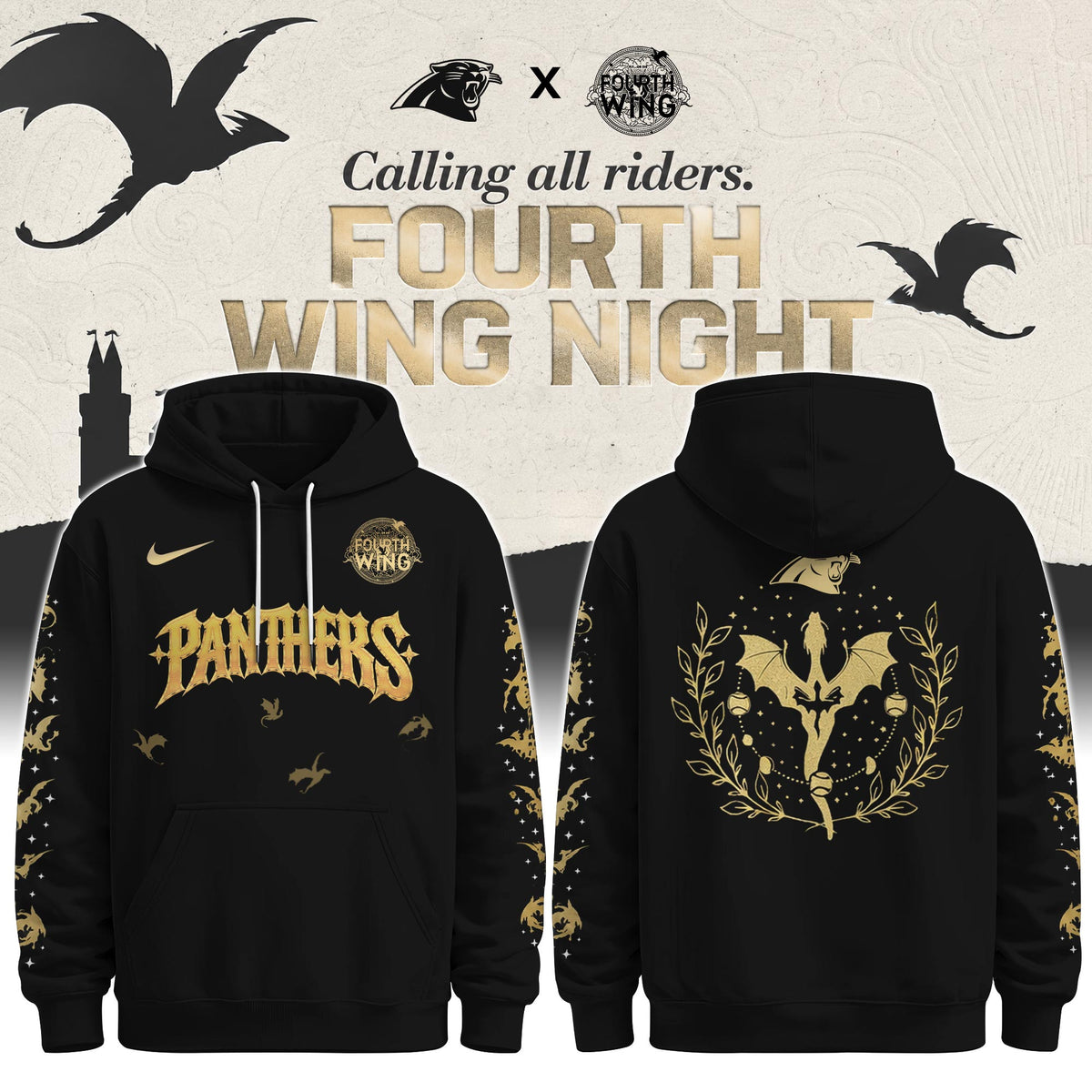 CAR x Fourth Wing Night Hoodie Limited Edition + Selling Out Fast