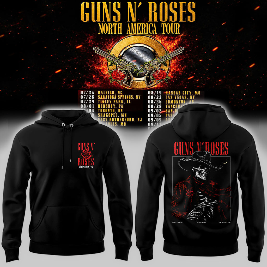 Limited Edition Guns N’ Roses “North America Tour 2026” Globe Life Field In Arlington,TX Hoodie HP26091001H5