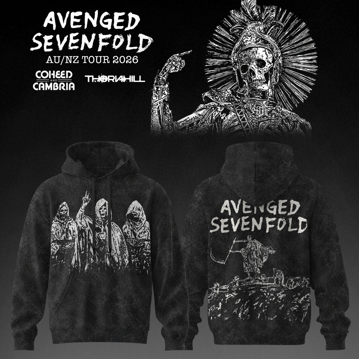 Avenged Sevenfold: AUS/NZ Tour 2026 Limited Hoodie