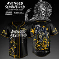 Avenged Sevenfold: AUS/NZ Tour 2026 Exclusive Baseball Jersey V2