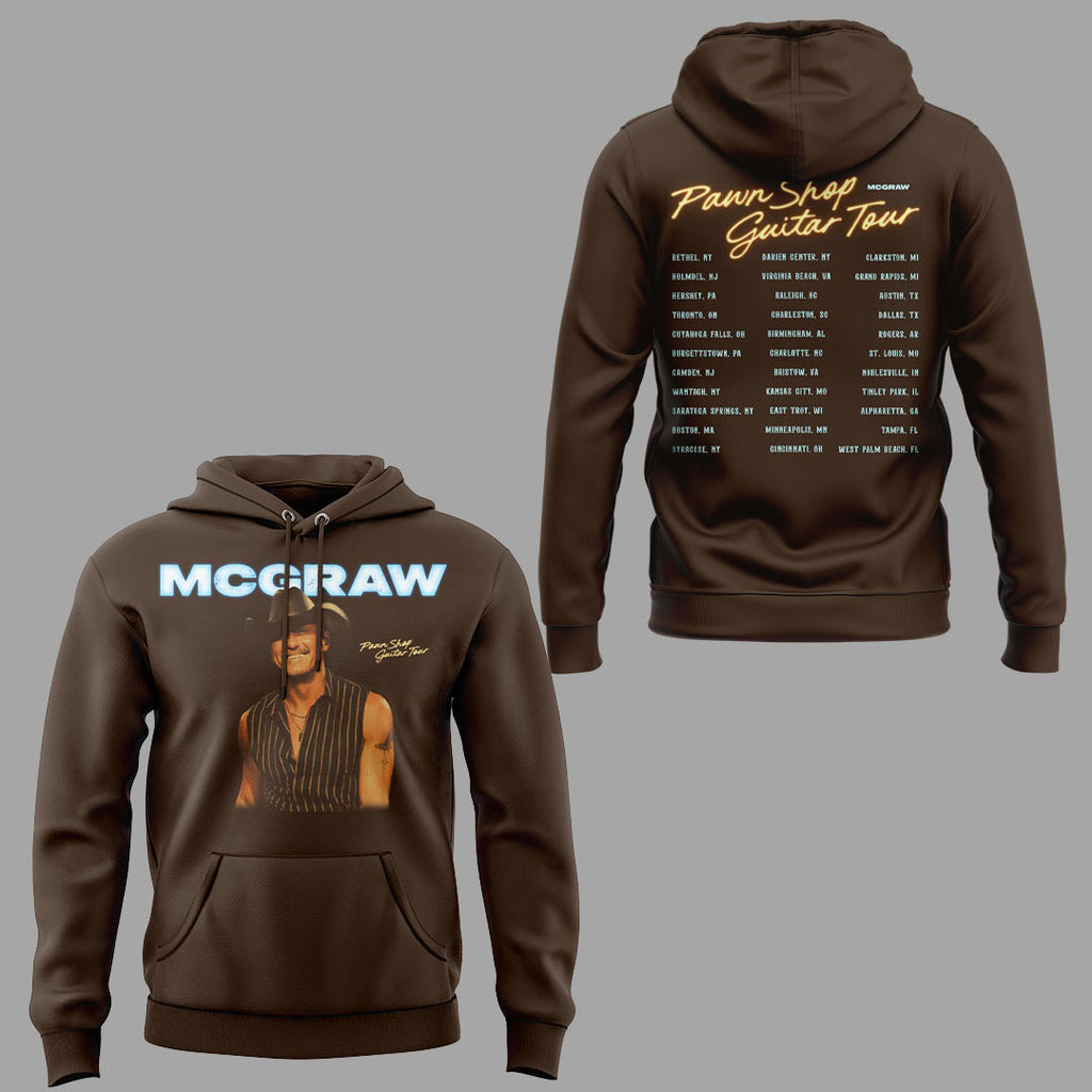 McGraw 🤠🎤 “Pawn Shop Guitar Tour 2026” Hoodie-KC07072601