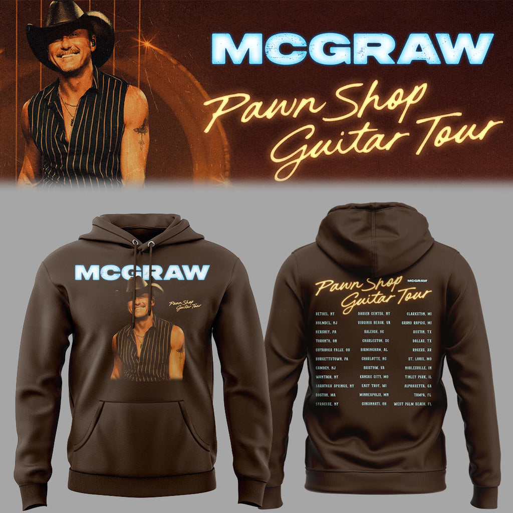 McGraw 🤠🎤 “Pawn Shop Guitar Tour 2026” Hoodie-KC07072601