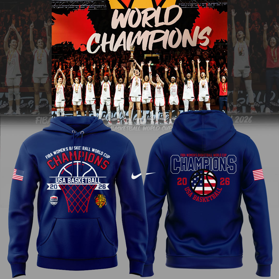 Limited Edition FIBA Women’s Basketball WC 2026 Champions 🏀🏆 Hoodie-KC09142608