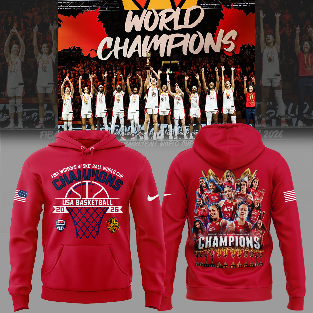 Limited Edition FIBA Women’s Basketball WC 2026 Champions 🏀🏆 Hoodie-KC09142611