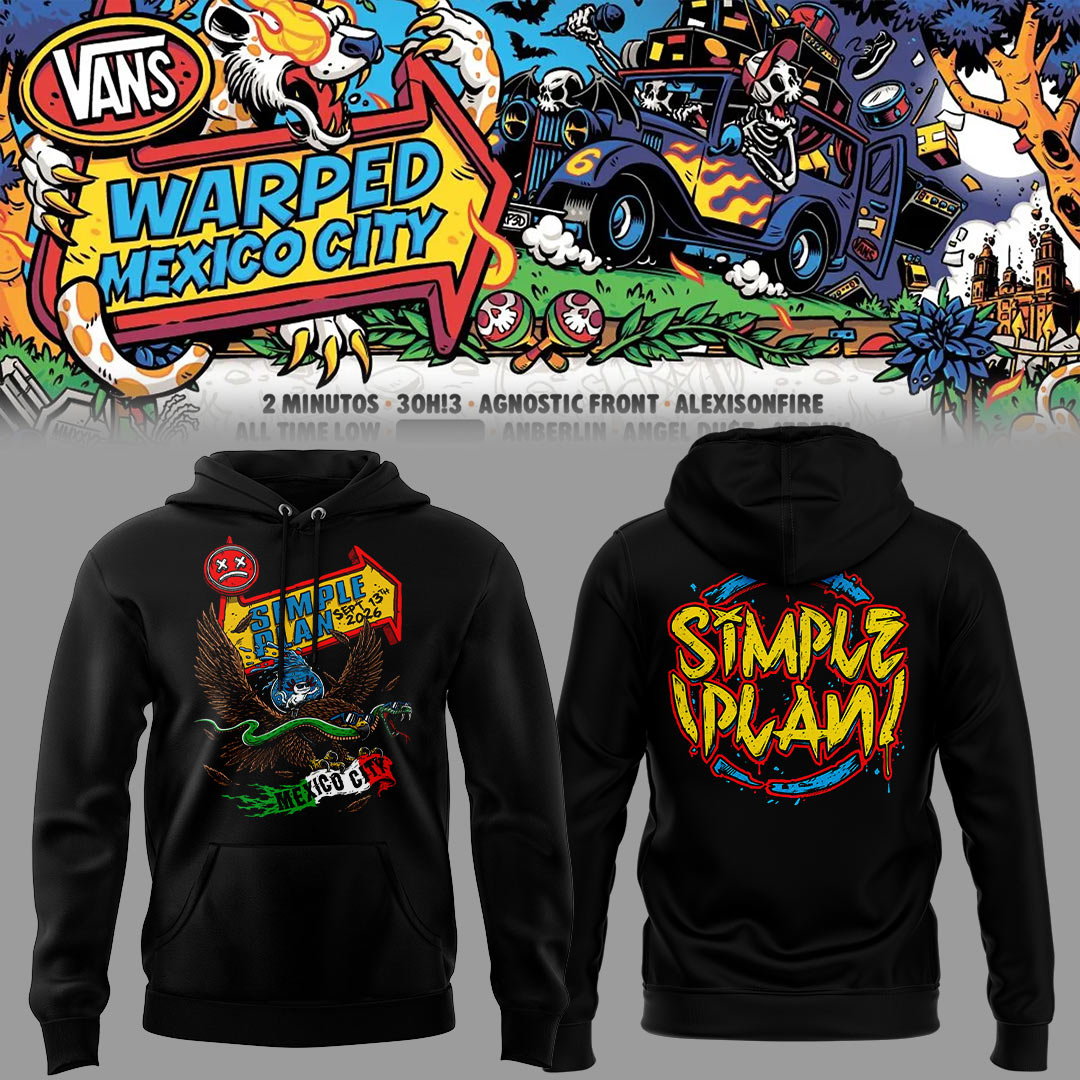 Limited Edition Vans Warped Tour Mexico City 2026 Hoodie-KC09142618