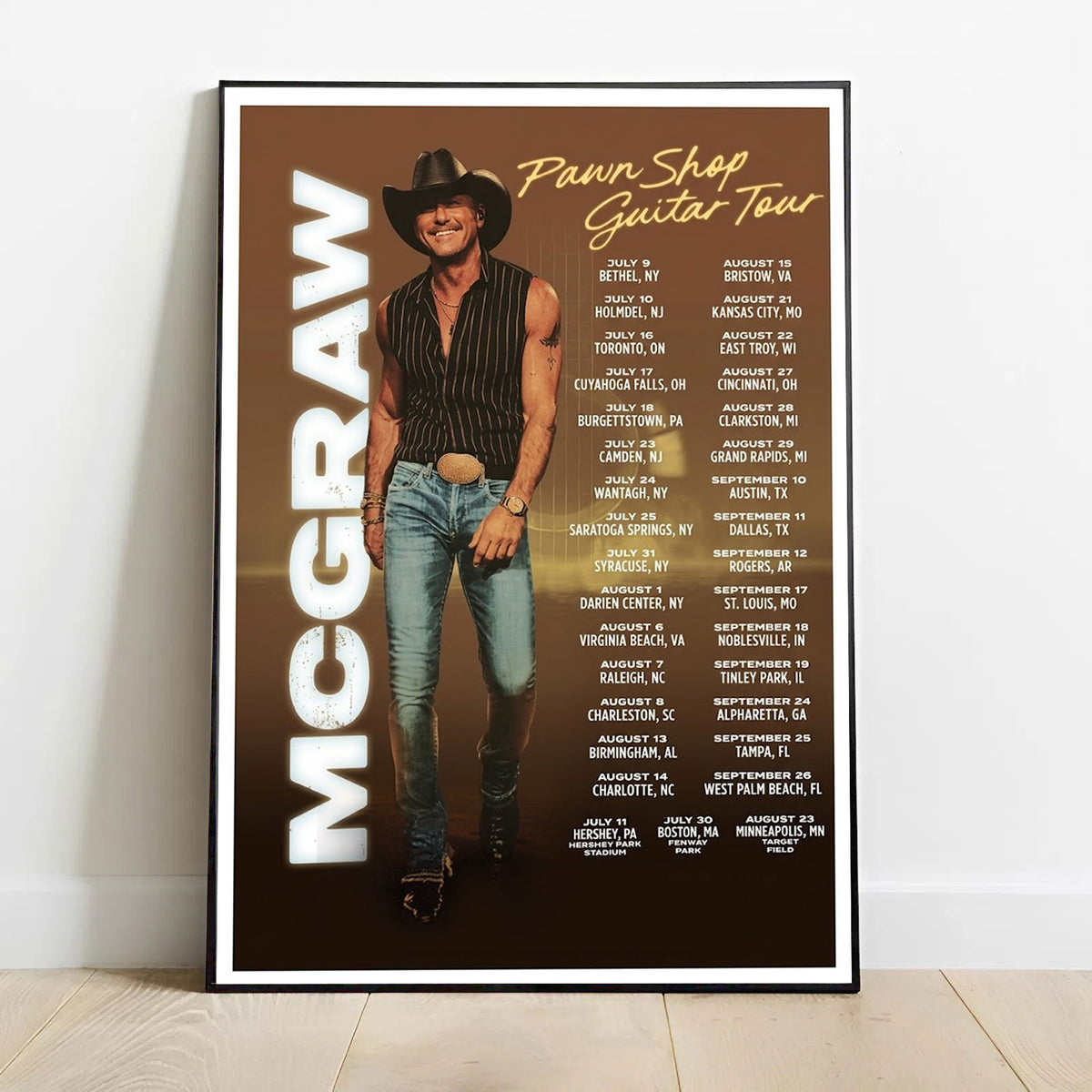 McGraw 🤠🎤 “Pawn Shop Guitar Tour 2026” in Bethel Poster-LL260830011