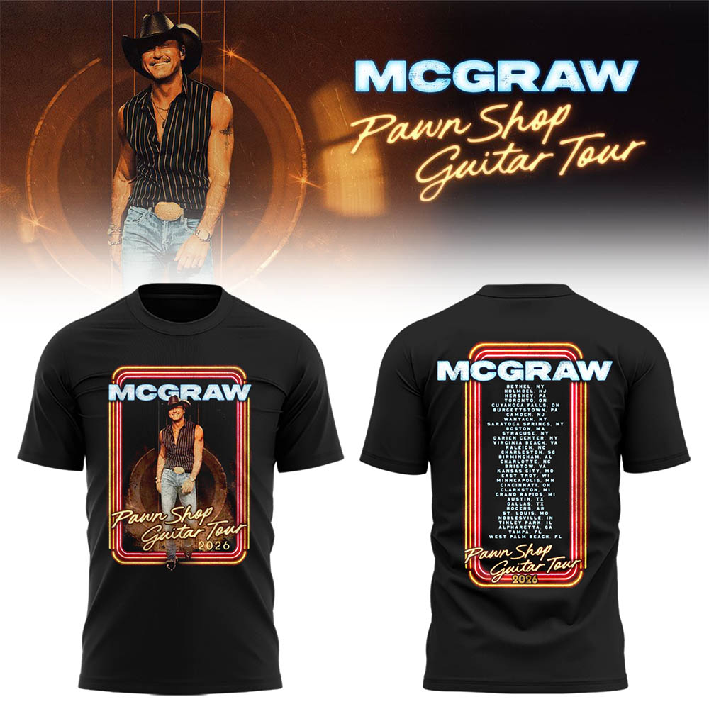 McGraw 🤠🎤 “Pawn Shop Guitar Tour 2026” Shirt-LL260830016