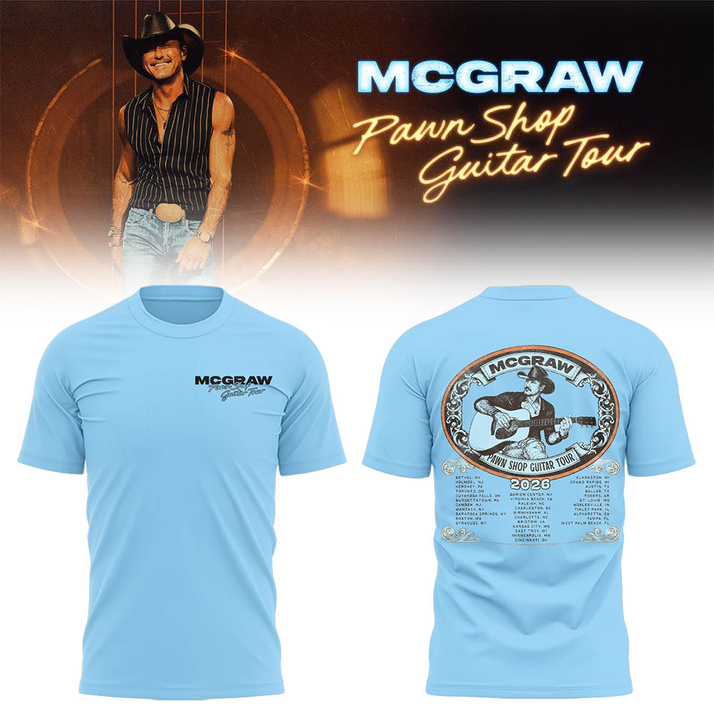 McGraw 🤠🎤 “Pawn Shop Guitar Tour 2026” Shirt-LL260830018