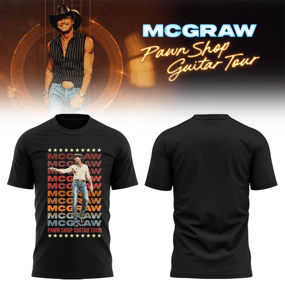 McGraw 🤠🎤 “Pawn Shop Guitar Tour 2026” Shirt-LL260830021