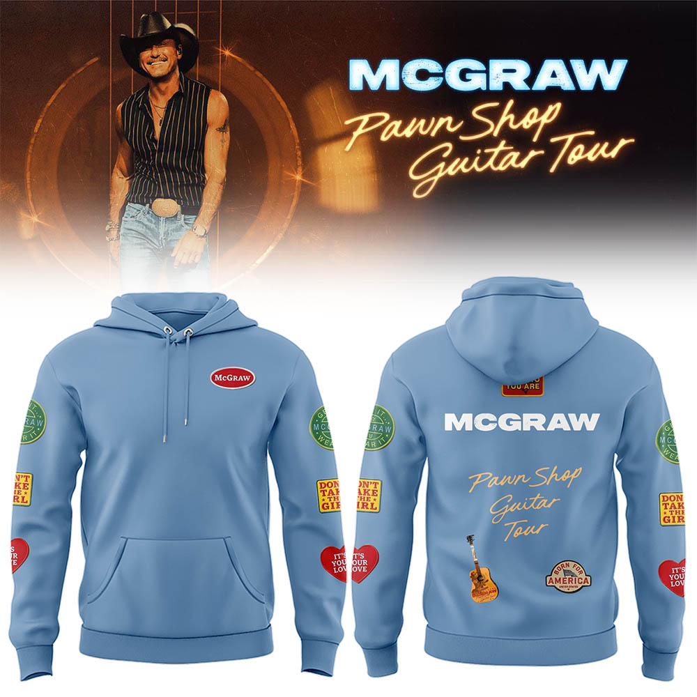 McGraw 🤠🎤 “Pawn Shop Guitar Tour 2026” Hoodie-LL260830027