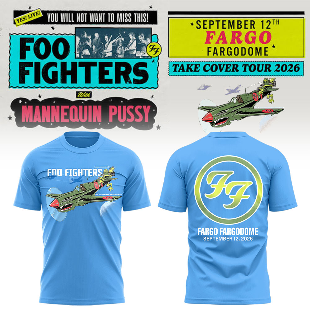FF 🎸🎤 “Take Cover Tour 2026” at FARGODOME,ND TShirt-LL260914001
