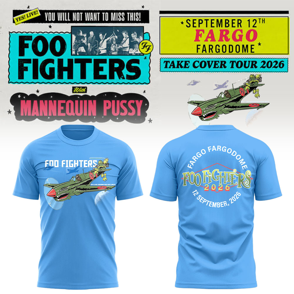 FF 🎸🎤 “Take Cover Tour 2026” at FARGODOME,ND TShirt-LL260914002