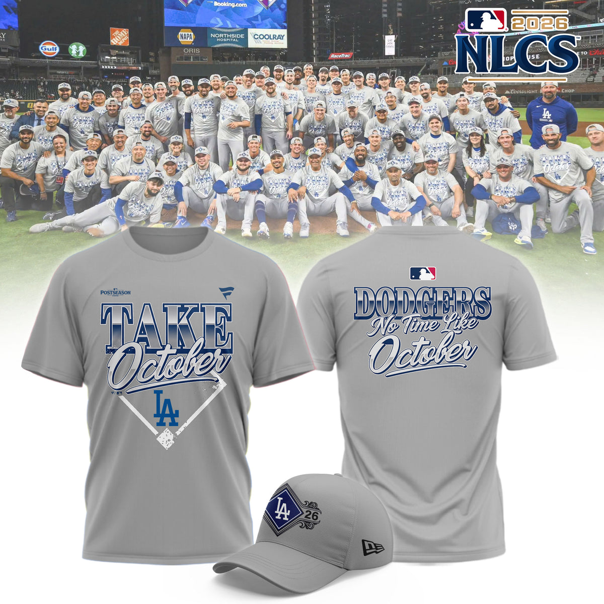 LA.Dodgers 2026 NLCS Bound Limited Locker Room "Take October" Shirt NN
