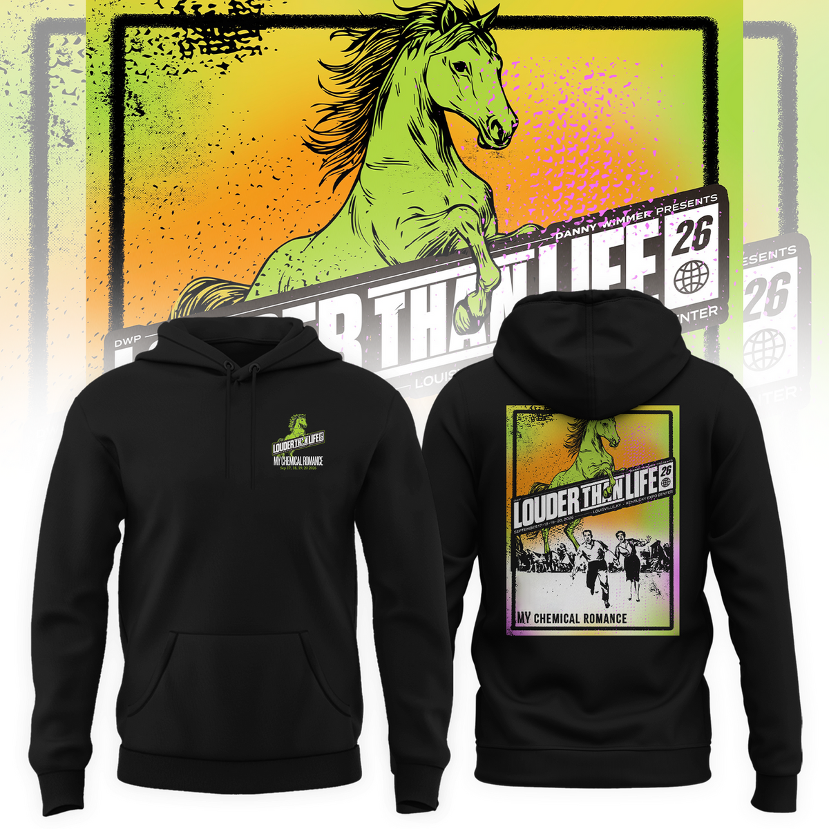 Limited Edition MCR Louder Than Life 2026 Louisville KY Shirt