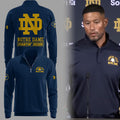 Coach Freeman “Lambeau Field-Notre Dame” Zipper Sweatshirt-ND07092626