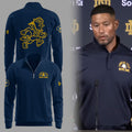 Coach Freeman “Lambeau Field-Notre Dame” Zipper Sweatshirt-ND07092628