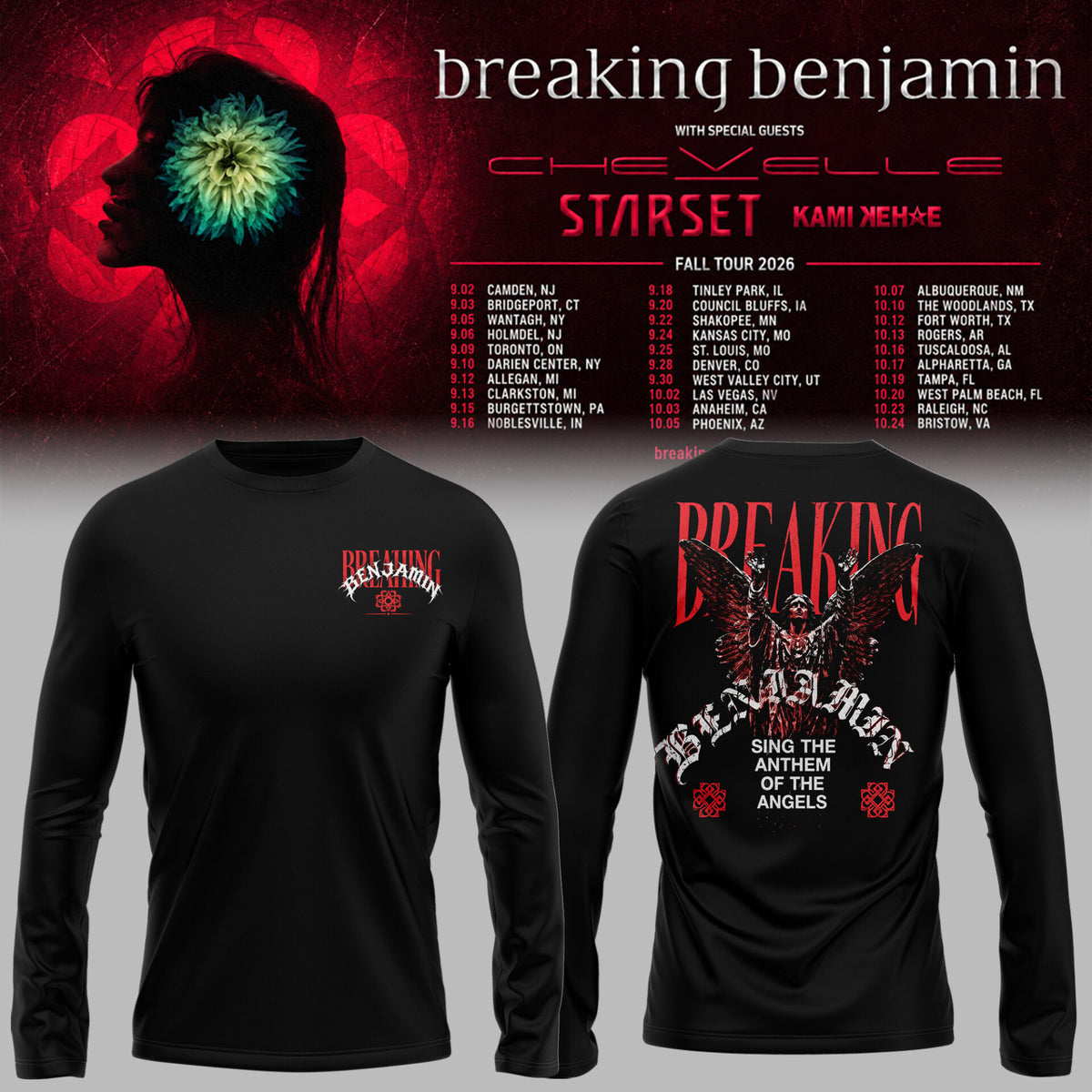 Limited Edition Fall Tour 2026 Long Sleeve Shirt-ND07092632