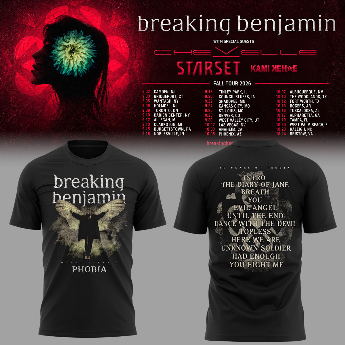 Limited Edition Fall Tour 2026 Shirt-ND07092635