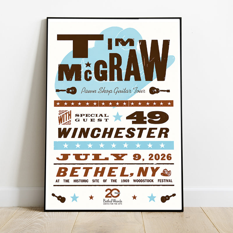 McGraw 🤠🎤 “Pawn Shop Guitar Tour 2026” in Bethel Poster-ND07102614