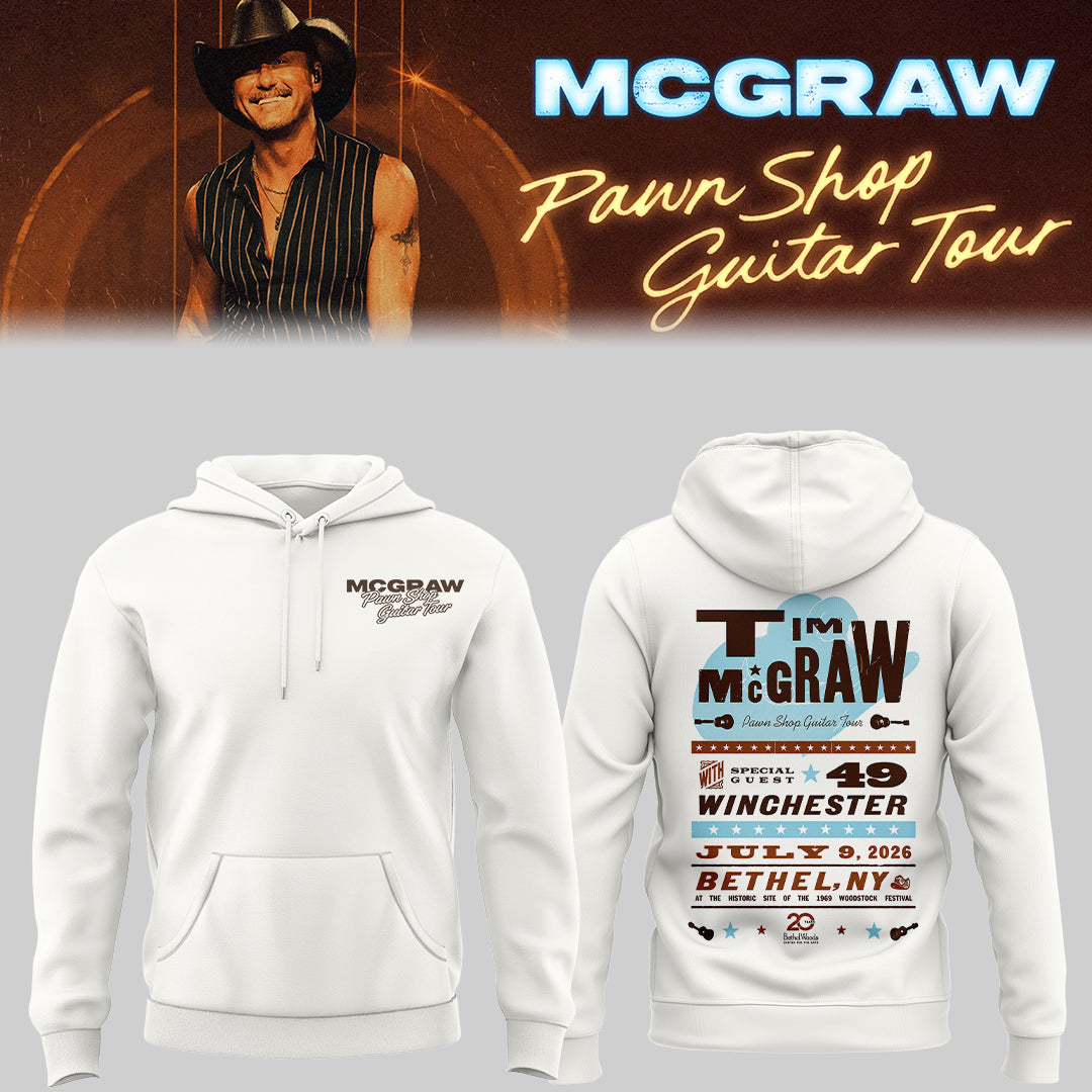 McGraw 🤠🎤 “Pawn Shop Guitar Tour 2026” in Bethel Hoodie-ND07102621