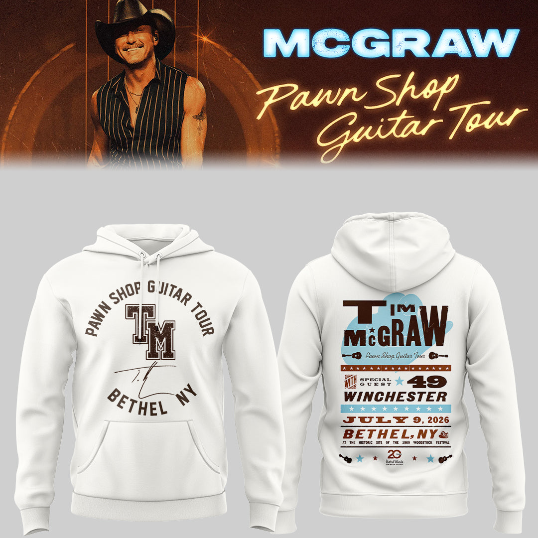McGraw 🤠🎤 “Pawn Shop Guitar Tour 2026” in Bethel Hoodie-ND07102622