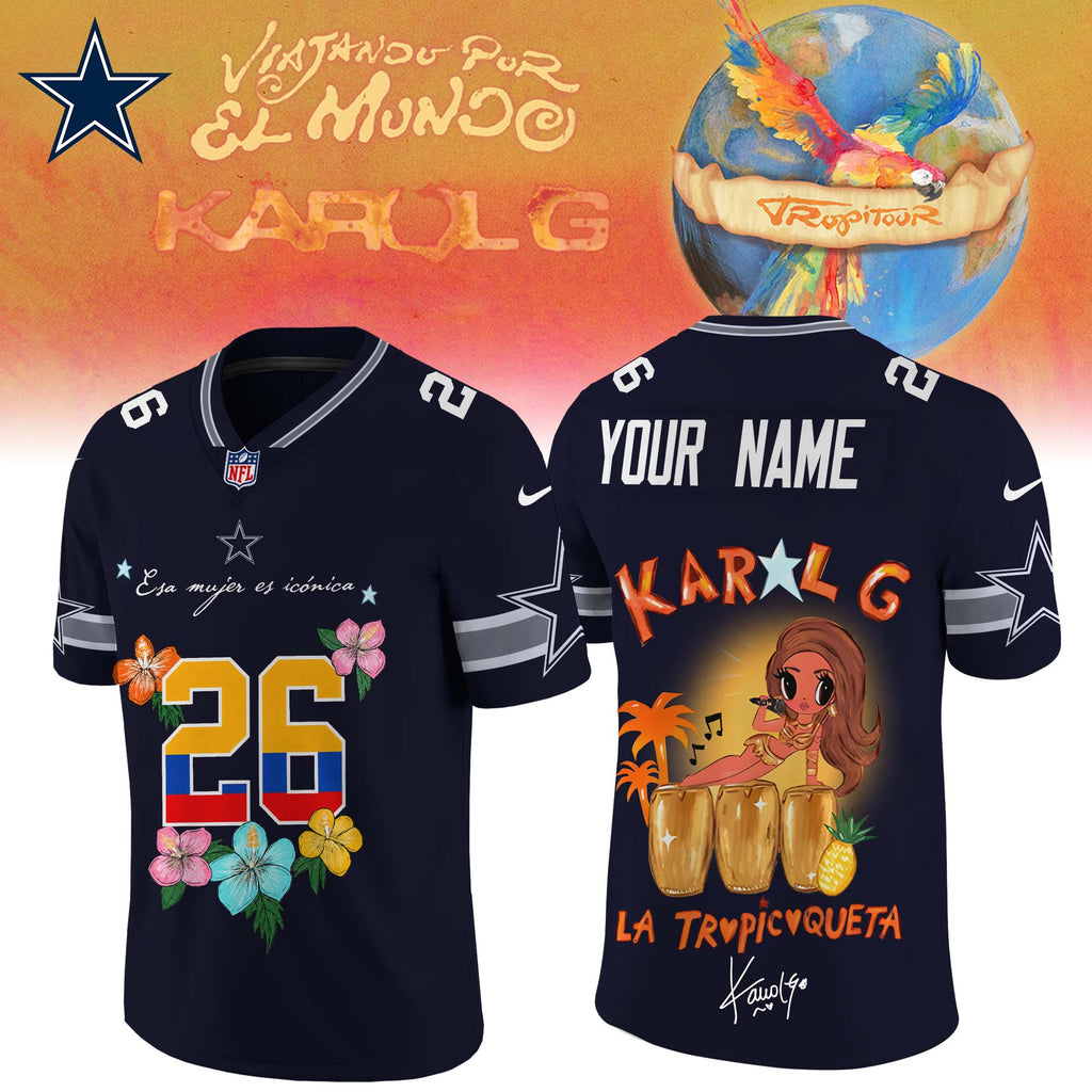 ___Football US Full Team x Karol G – Nos Vamos de Tour. Limited Edition Signature Jersey. Custom name