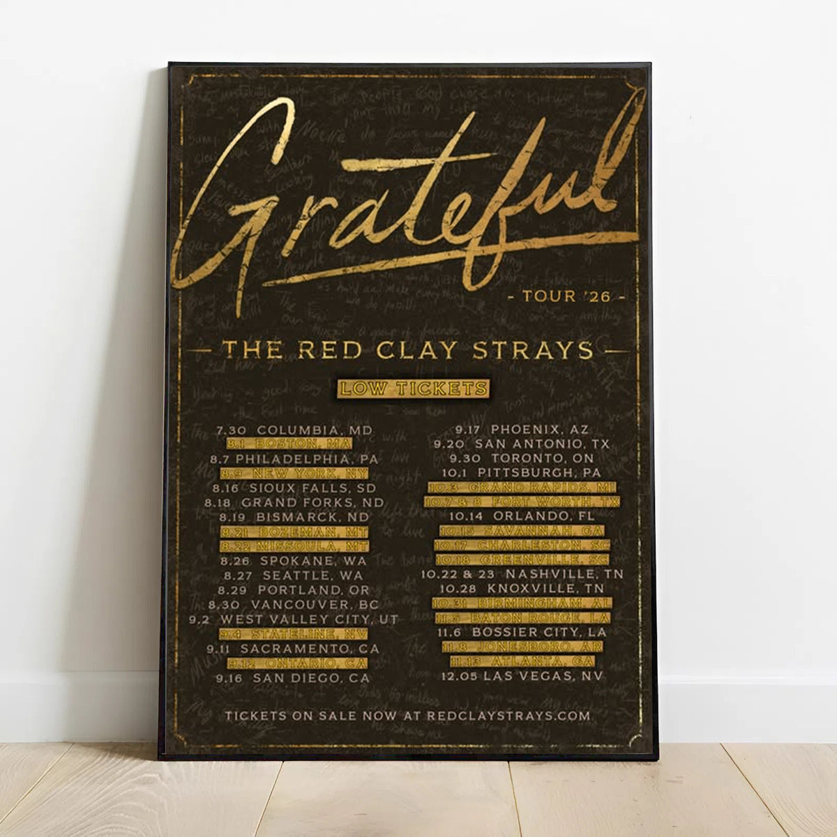 Limited Edition The Grateful Tour Poster-PA073126004