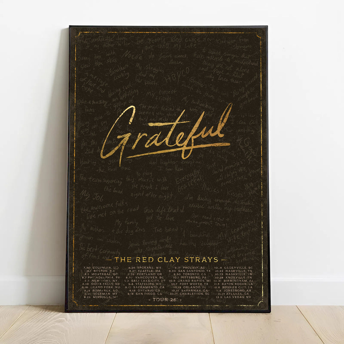 Limited Edition The Grateful Tour Poster-PA073126006