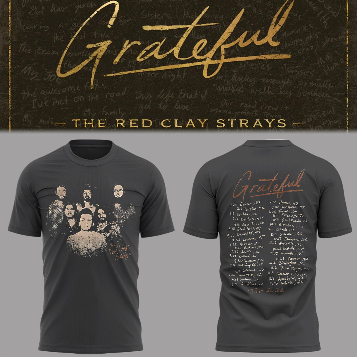 Limited Edition The Grateful Tour Shirt-PA073126010