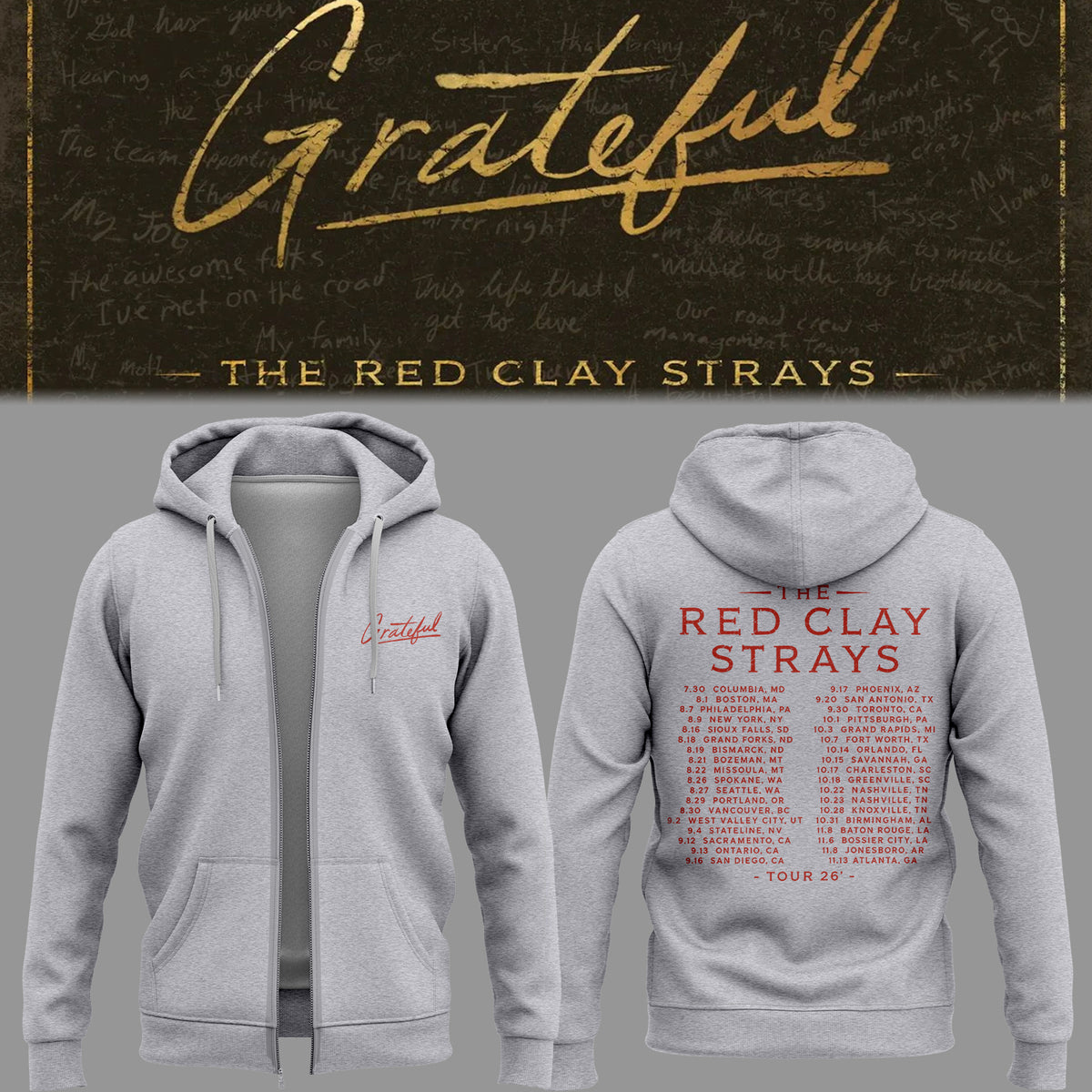 Limited Edition The Grateful Tour Hoodie-PA073126018