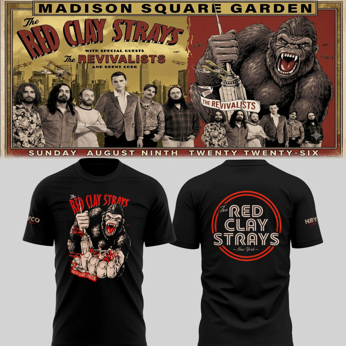 Limited Edition The Grateful Tour in MSG,NYC Shirt-PU26081005